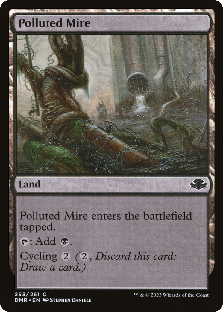 Polluted Mire [Dominaria Remastered] | Card Merchant Takapuna