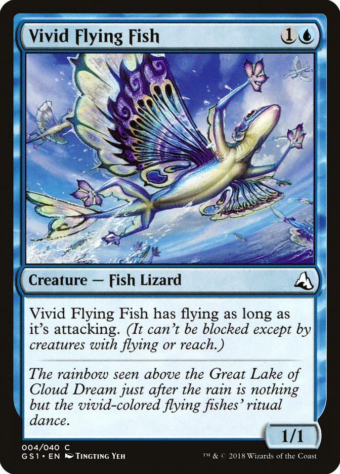 Vivid Flying Fish [Global Series Jiang Yanggu & Mu Yanling] | Card Merchant Takapuna