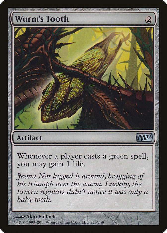 Wurm's Tooth [Magic 2012] | Card Merchant Takapuna