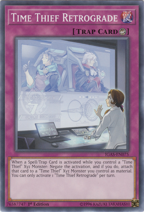 Time Thief Retrograde [IGAS-EN075] Common | Card Merchant Takapuna