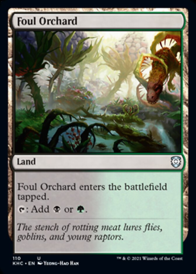 Foul Orchard [Kaldheim Commander] | Card Merchant Takapuna