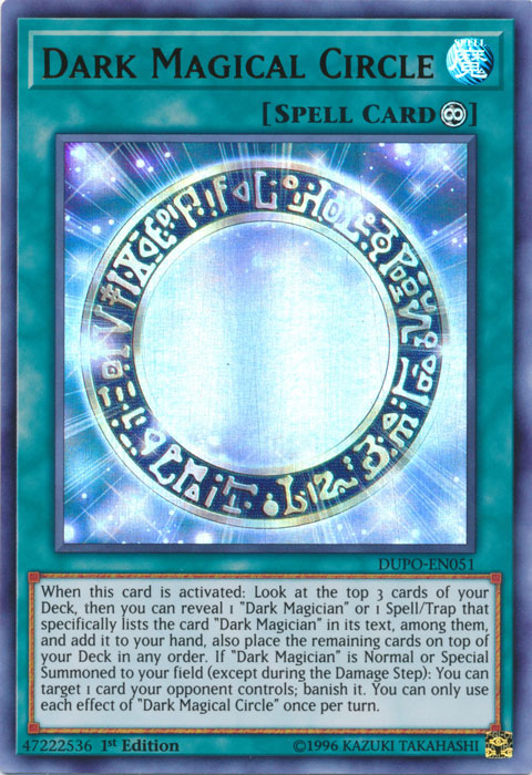 Dark Magical Circle [DUPO-EN051] Ultra Rare | Card Merchant Takapuna