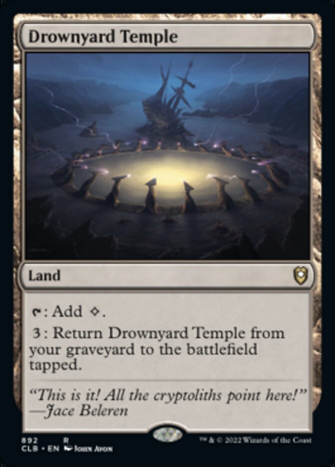 Drownyard Temple [Commander Legends: Battle for Baldur's Gate] | Card Merchant Takapuna