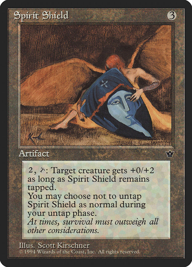 Spirit Shield [Fallen Empires] | Card Merchant Takapuna