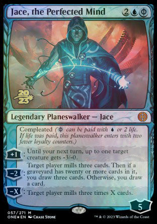 Jace, the Perfected Mind [Phyrexia: All Will Be One Prerelease Promos] | Card Merchant Takapuna