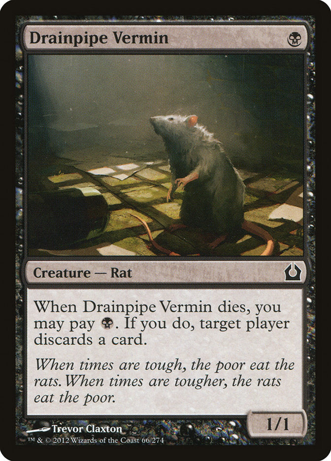 Drainpipe Vermin [Return to Ravnica] | Card Merchant Takapuna