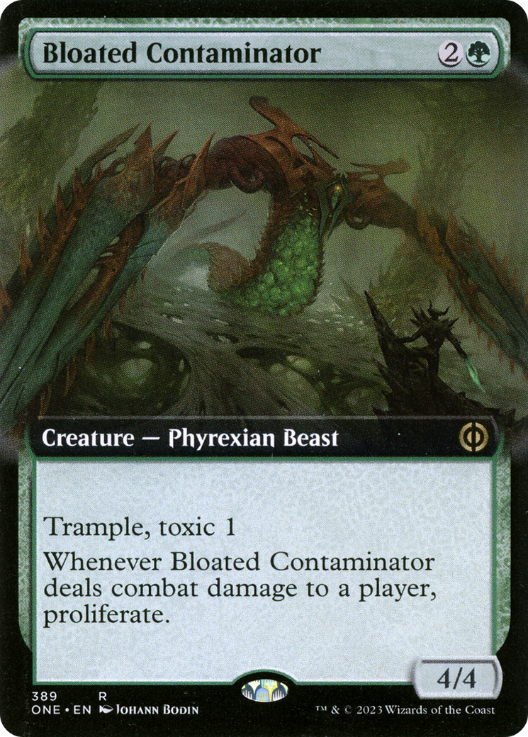 Bloated Contaminator (Extended Art) [Phyrexia: All Will Be One] | Card Merchant Takapuna