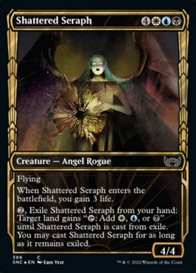 Shattered Seraph (Showcase Golden Age Gilded Foil) [Streets of New Capenna] | Card Merchant Takapuna