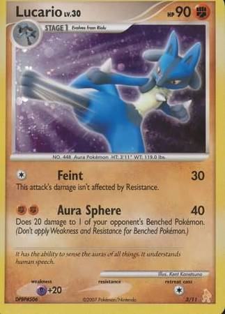 Lucario (3/11) [Diamond & Pearl: Trainer Kit - Lucario] | Card Merchant Takapuna