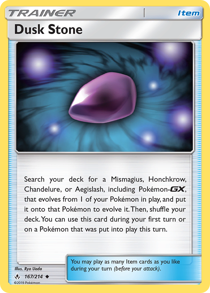 Dusk Stone (167/214) [Sun & Moon: Unbroken Bonds] | Card Merchant Takapuna