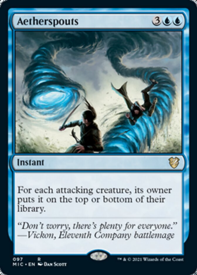 Aetherspouts [Innistrad: Midnight Hunt Commander] | Card Merchant Takapuna