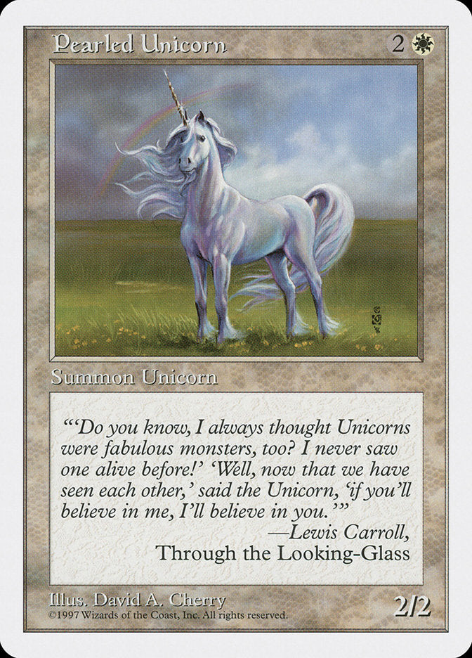 Pearled Unicorn [Fifth Edition] | Card Merchant Takapuna