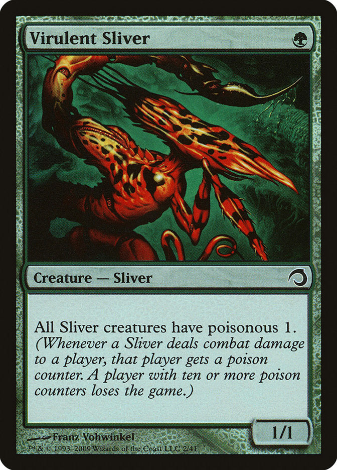 Virulent Sliver [Premium Deck Series: Slivers] | Card Merchant Takapuna