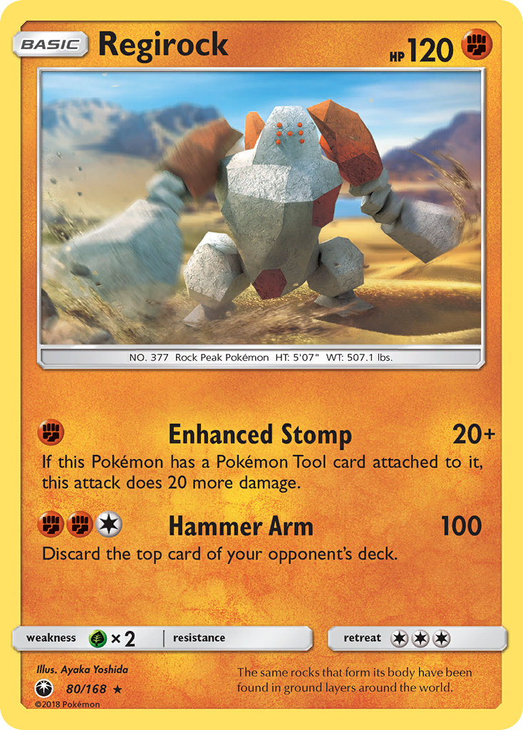 Regirock (80/168) [Sun & Moon: Celestial Storm] | Card Merchant Takapuna