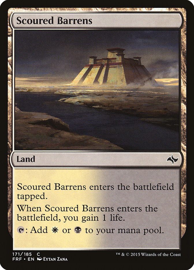 Scoured Barrens [Fate Reforged] | Card Merchant Takapuna