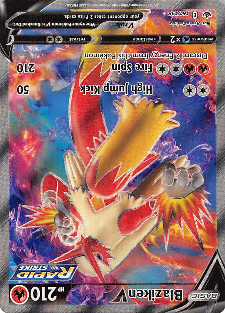 Blaziken V (161/198) [Sword & Shield: Chilling Reign] | Card Merchant Takapuna