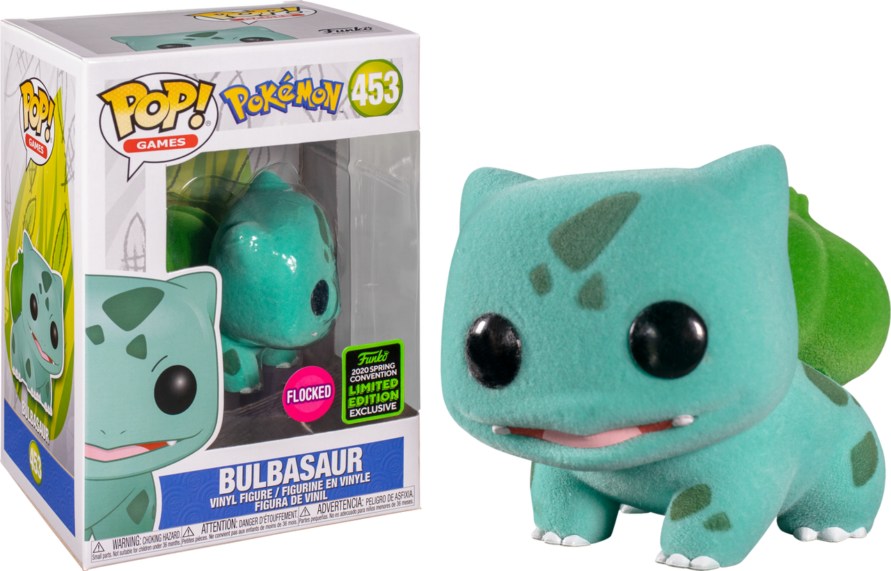 Pokemon - Bulbasur (Flocked) Pop! 453 ECCC 2020 | Card Merchant Takapuna