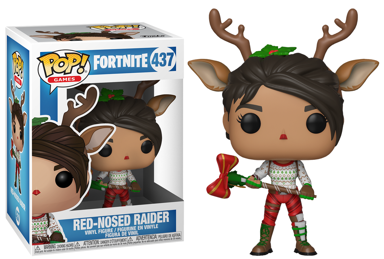 Fortnite - Red Nosed Raider Pop! 437 | Card Merchant Takapuna