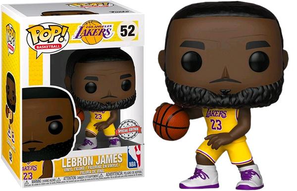 NBA: Lakers - Lebron James (Yellow) Pop! 52 | Card Merchant Takapuna