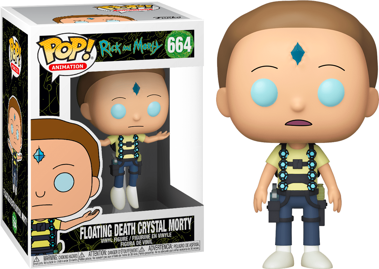 Rick & Morty - Floating Death Crystal Morty Pop! 664 | Card Merchant Takapuna