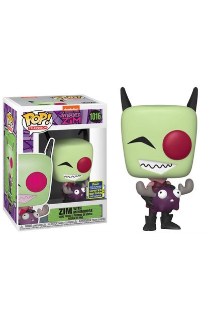 Invader Zim - Zim w/Minimoose Pop! SD20 1016 | Card Merchant Takapuna